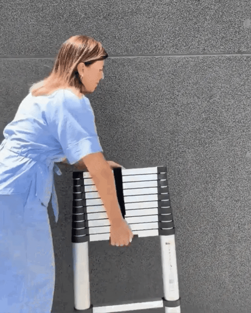 Echelle Télescopique Polyvalente 4,10M – Légère, Sécurisée et Facile à Ranger 🔧 : Promo 24H