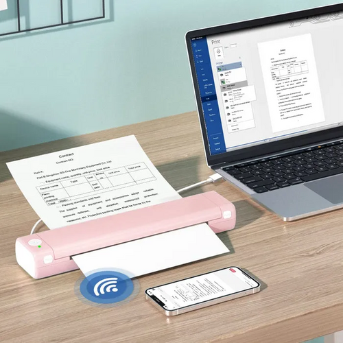 🔥TG- Imprimante portable sans fil 📠 🛜 🖨️| Compatible avec les téléphones mobiles et les ordinateurs portables 💻