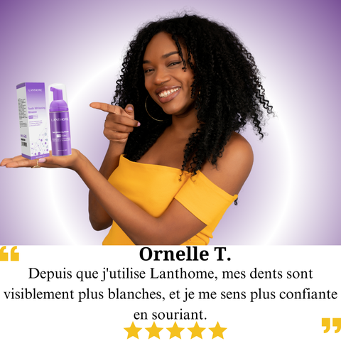 Mousse de blanchiment des dents Lanthome