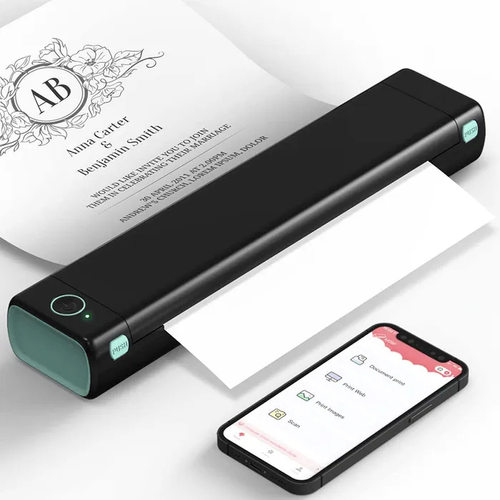🔥TG- Imprimante portable sans fil 📠 🛜 🖨️| Compatible avec les téléphones mobiles et les ordinateurs portables 💻