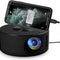Mini projecteur LED portable et haut-parleur intégré