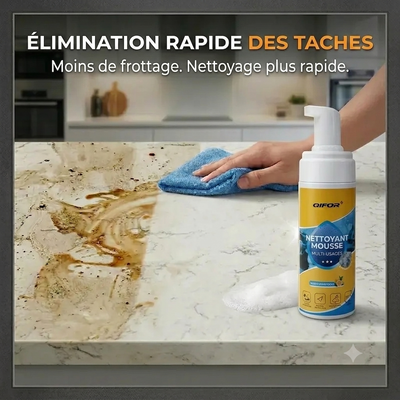 Mousse Nettoyante Multi-Usage pour Voiture & Maison