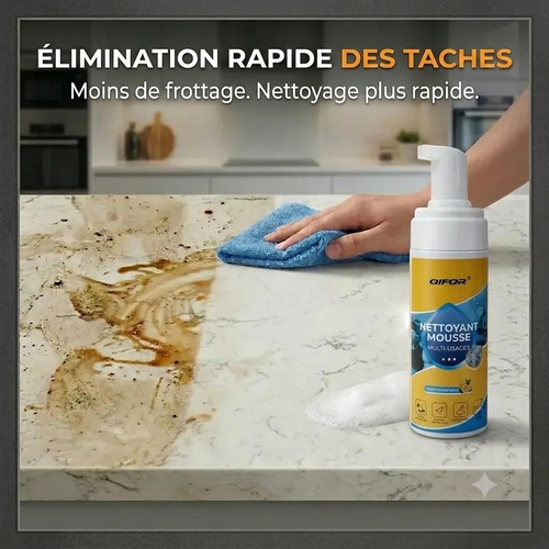 Mousse Nettoyante Multi-Usage pour Voiture & Maison
