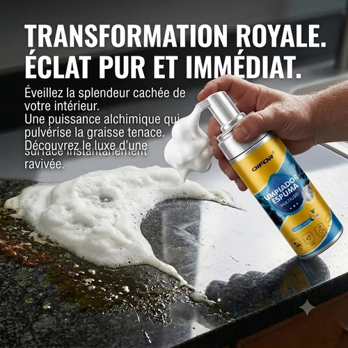 Mousse Nettoyante Multi-Usage pour Voiture & Maison