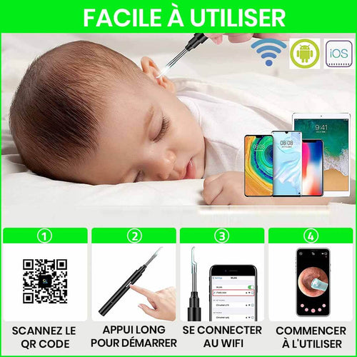 SmartEar™ | Le nettoyage des oreilles facile et efficace