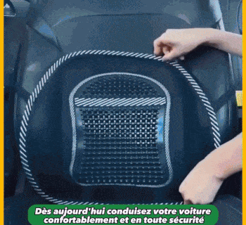 Support Lombaire pour le bas de dos pour Voiture et au Bureau ou chaise bureautique : 01 Acheté = 01  Offert