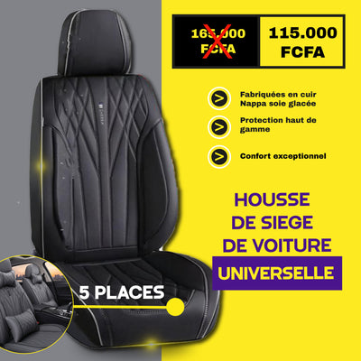 TIK - Rdk - Housses de Siège Universelles 5 Places en Cuir