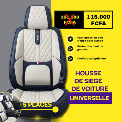 RG - Housses de Siège Universelles 5 Places en Cuir