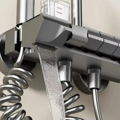 2 - Colonne de douche intelligente à température constante à effet pluie 4 en 1