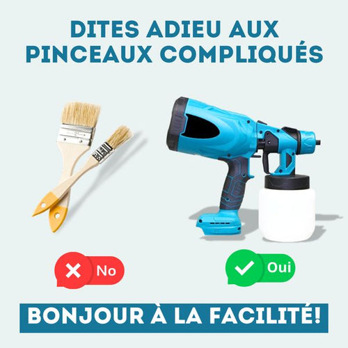 CI - Kit à Peinture Électrique Sans Fil Portatif Magique (+Batterie Offerte)
