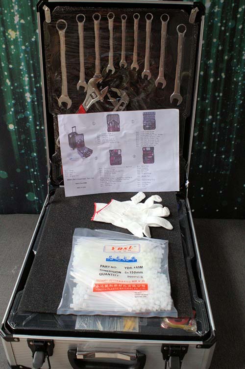 Tik - CGR -Mallette à outils 499 pièces ensemble d'outils de réparation à domicile à  4 couches en aluminium