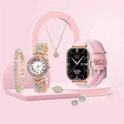 SMARTWATCH A58 PLUS AVEC COLLIER EN ACIER INOXYDABLE