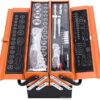 kit de 4 boîte à outils avec 85 pièces  outils ensemble d'outils  mécanique de réparation  manuel  AUTO MOTO GARAGE